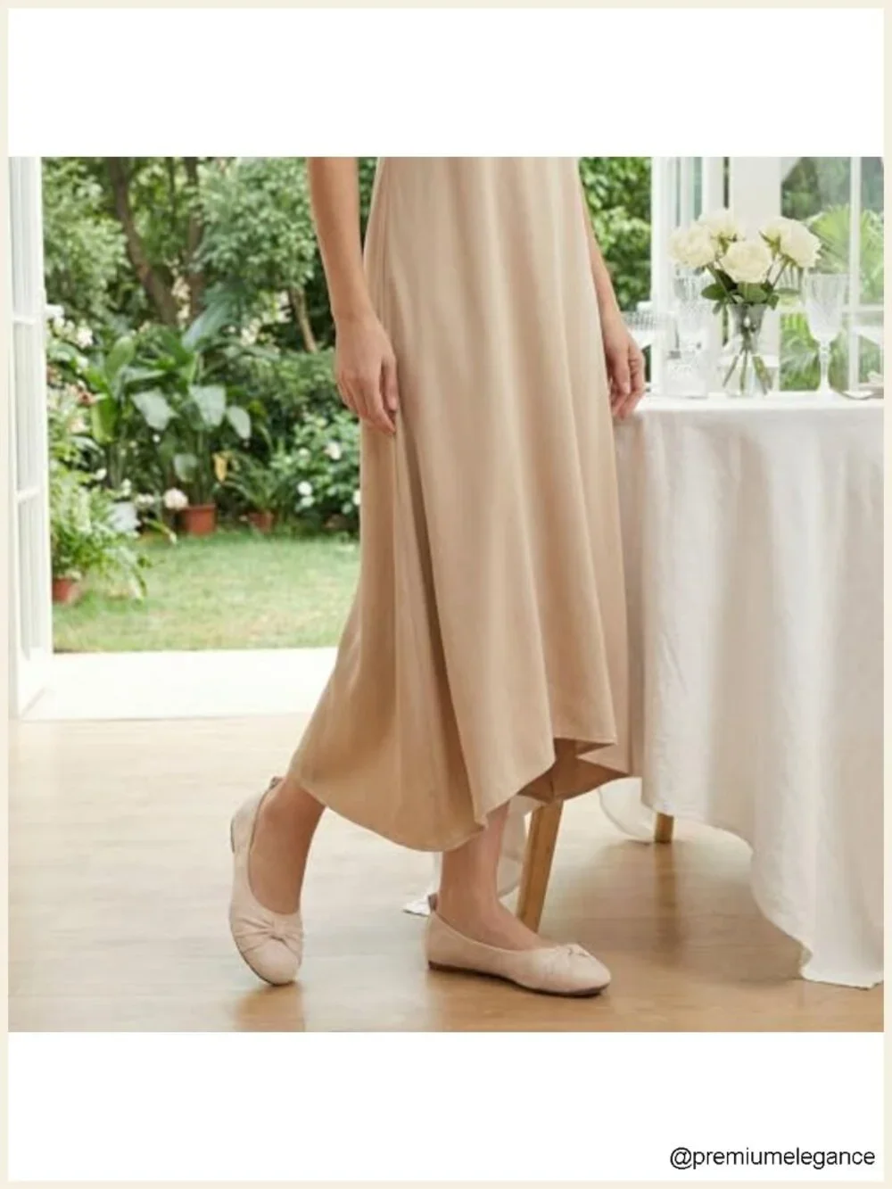 Lightweight Foldable Ballet Flats with Memory Foam Cushioning - Slip-On Work